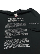 Load image into Gallery viewer, Early 1990s John Baldessari “Tips for Artists Who Want to Sell” Tee (XL)
