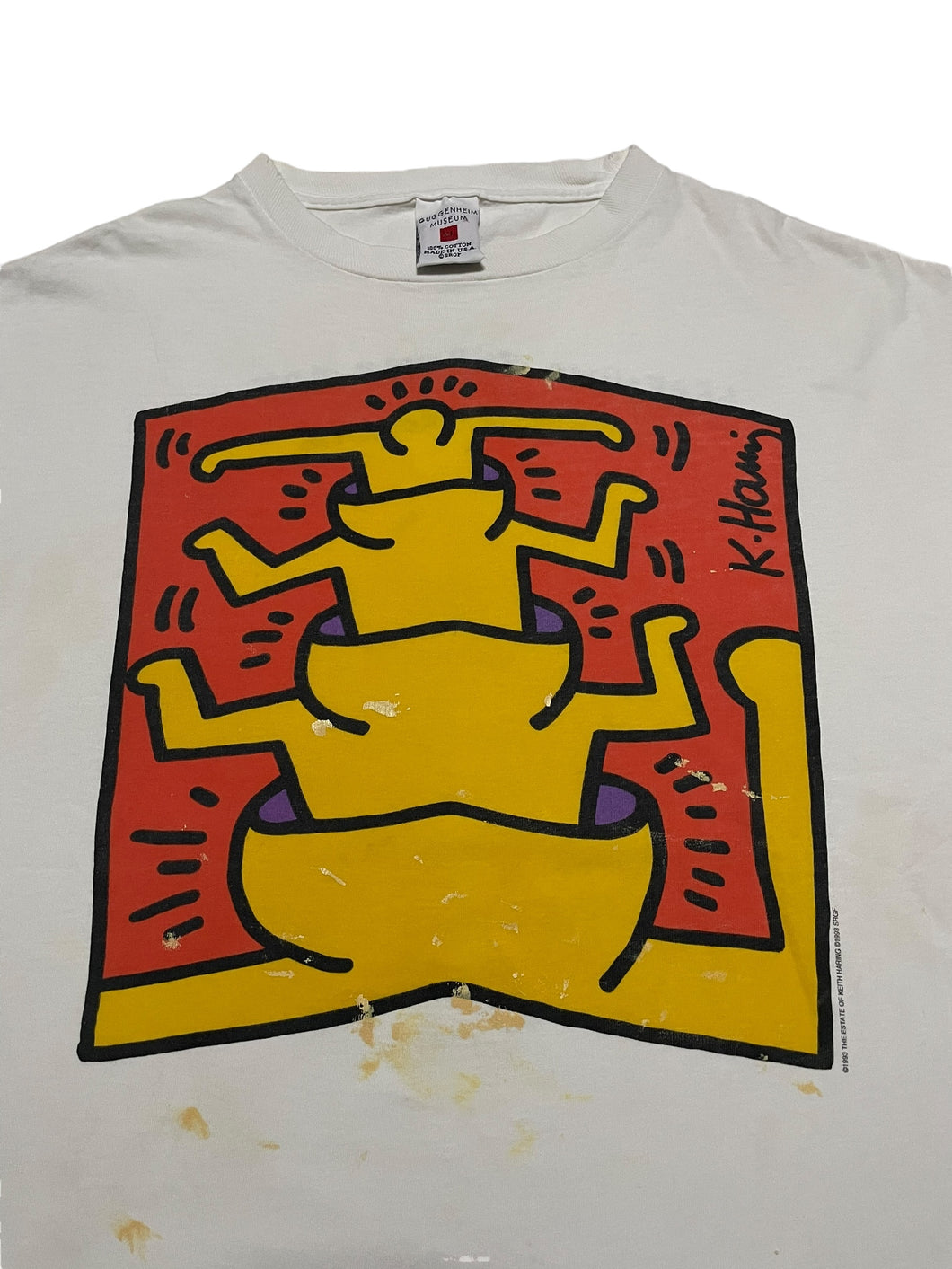 1993 Keith Haring Guggenheim Museum “Learning Through Art” Tee (XL)