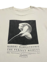Load image into Gallery viewer, 1990 Robert Mapplethorpe “The Perfect Moment” ICA Boston Exhibition Flower Tee (L)
