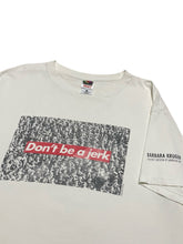 Load image into Gallery viewer, 1990s Barbara Kruger “Don’t be a Jerk” Tee (XL)
