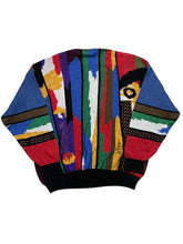 Load image into Gallery viewer, 1990s Paul Klee Cotton Knit Sweater (XL)
