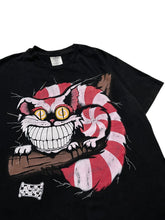 Load image into Gallery viewer, Early 1990s “Cheshire Cat” Alice in Wonderland Tee by Andazia (L)
