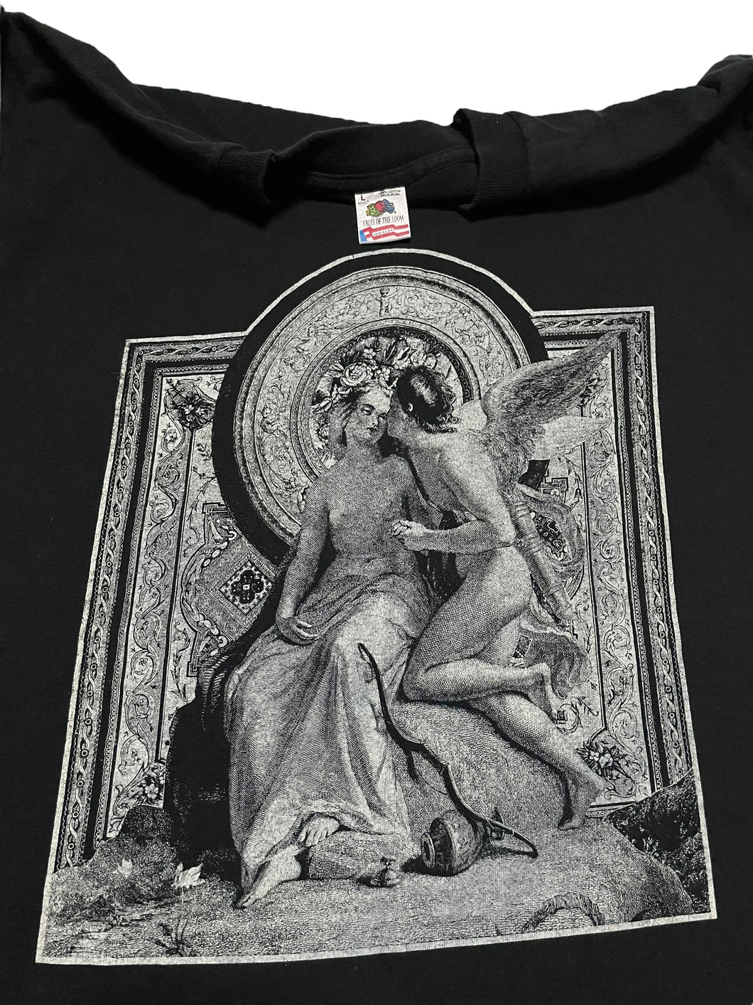Early 1990s “Cupid and Psyche”Thomas Uwins Engraving Tee (L)