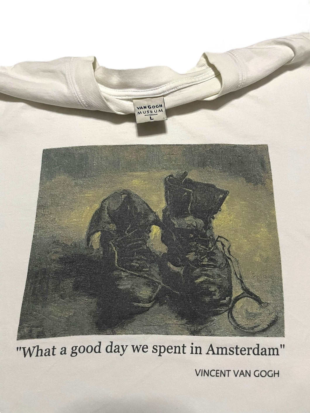 1990s Vincent Van Gogh Museum Boots Tee (L)