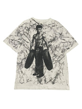 Load image into Gallery viewer, 1990s Herb Ritts “Fred with Tires” Euro Print Tee (XL)
