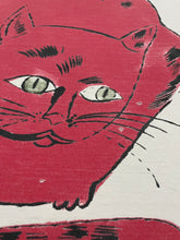Load image into Gallery viewer, 1996 Andy Warhol “Sam” Red Cat Tee (XL)
