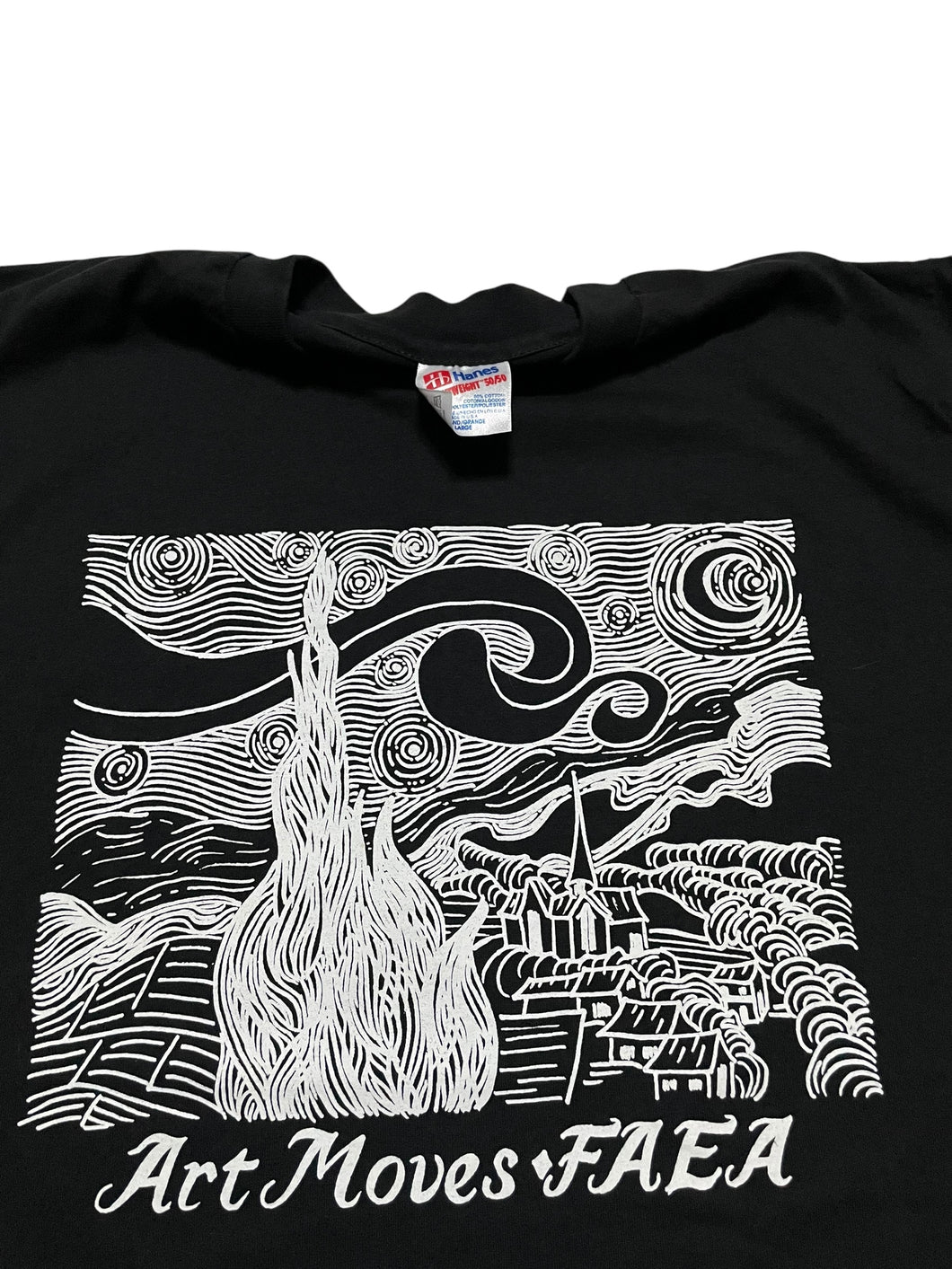 Early 1990s Vincent Van Gogh “Starry Night” Tee (L)