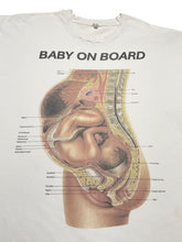Load image into Gallery viewer, Early 1990s “Baby on Board” Anatomical Chart Tee (XL)
