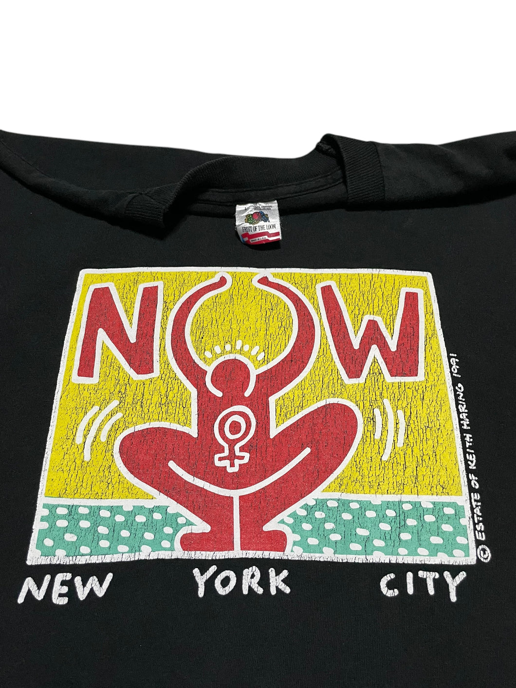1991 Keith Haring NOW NYC Tee (L)