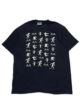 Load image into Gallery viewer, 1980s Ken Brown Devil/Tree Collage Print Tee (L)
