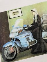 Load image into Gallery viewer, 1994 “Whistler’s Mother” (1871) Honda Goldwing Motorcycle Parody Tee (XL)
