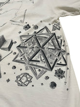 Load image into Gallery viewer, Early 1990s Distressed M.C. Escher Collage Print Tee (L)
