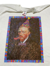 Load image into Gallery viewer, Early 1990s Vincent Van Gogh “Self Portrait” Birthday Parody Tee (XL)
