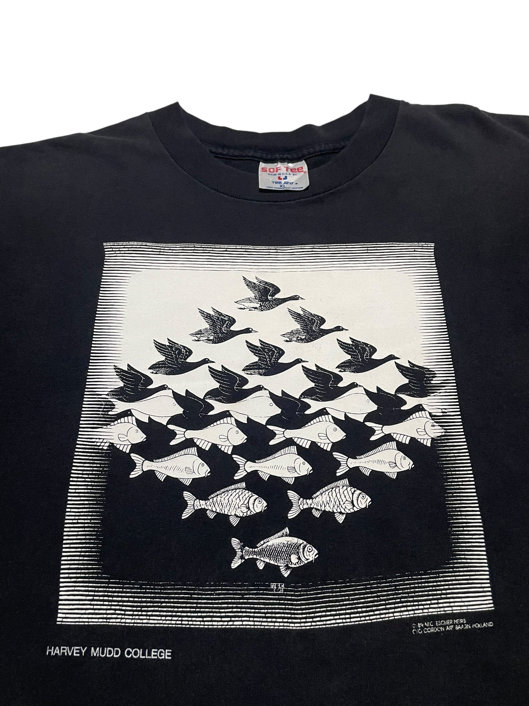 1989 M.C. Escher “Sky and Water” Solo Print Tee (XL)