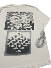 Load image into Gallery viewer, Early 1990s Distressed M.C. Escher Collage Print Tee (L)
