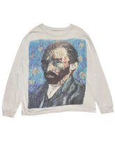 Load image into Gallery viewer, Late 1980s Vincent Van Gogh Longsleeve Tee by Clones (L/XL)
