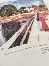 Load image into Gallery viewer, Early 1990s Edvard Munch “Girls on a Bridge” Tee (L)
