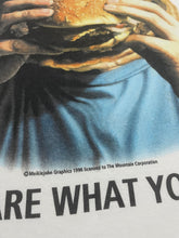 Load image into Gallery viewer, 1996 “You Are What You Eat” Burger Tee by the Mountain (L)
