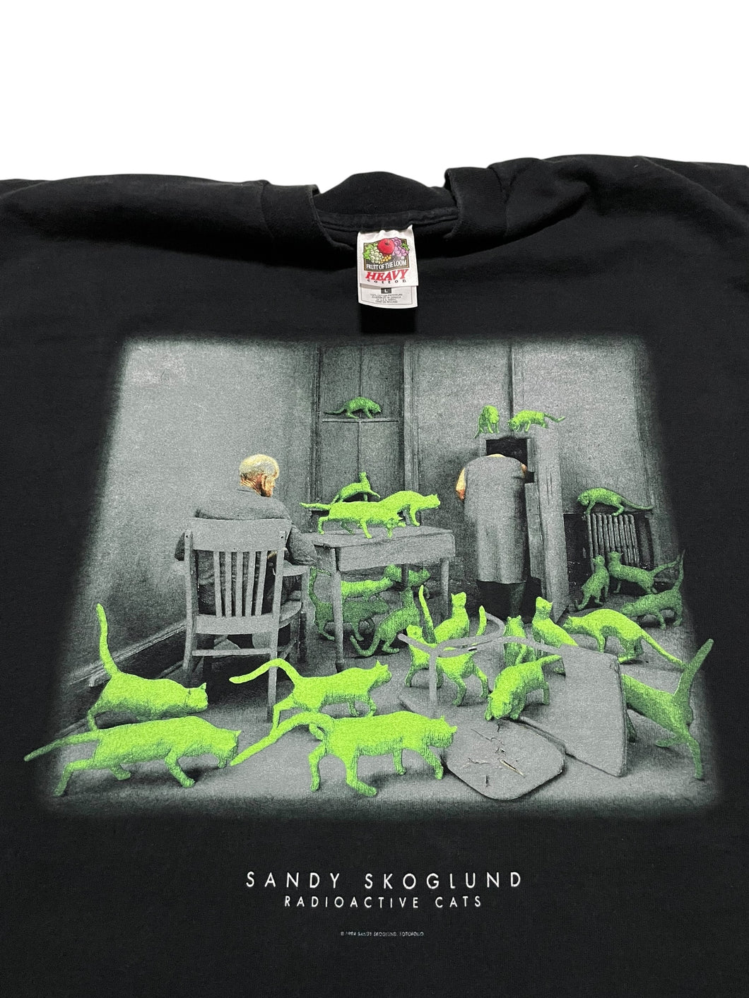 Mid-1990s Sandy Skoglund “Radioactive Cats” Tee (L)