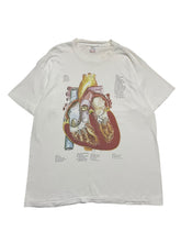 Load image into Gallery viewer, Early 1990s Heart Anatomy Tee by Anatomical Chart Co (XL)
