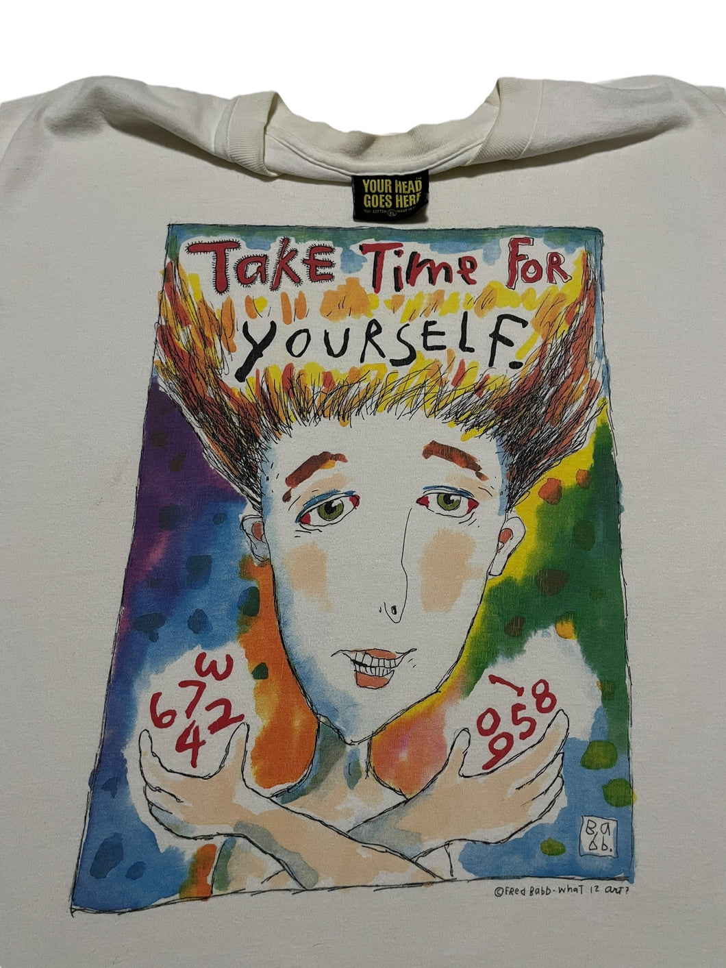 Early-Mid 1990s Fred Babb “Take Time for Yourself” Tee (XL)
