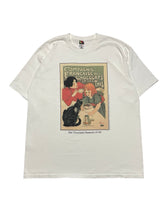 Load image into Gallery viewer, Late 1990s Théophile Steinlen “Compagnie Francaise des Chocolats et des Thés” Tee (XL)
