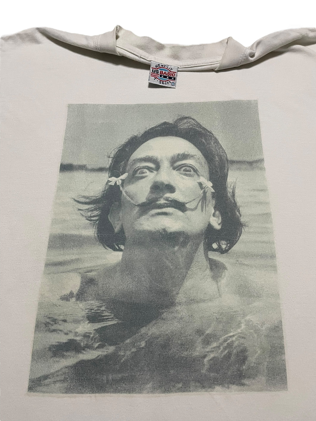 1990s “Dalí in the Water” (1951) by Jean Dieuzaide Photo Tee (M)