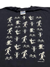 Load image into Gallery viewer, 1980s Ken Brown Devil/Tree Collage Print Tee (L)
