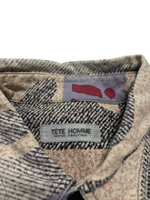 Load image into Gallery viewer, 1980s-1990s Barbara Kruger “Your Body is a Battleground” Button Up Shirt by Tête Homme (L/XL)
