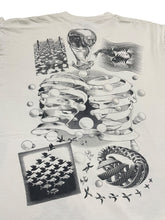 Load image into Gallery viewer, Early 1990s M.C. Escher Collage All Over Print Tee (XL)
