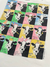 Load image into Gallery viewer, 1980s Stanley DeSantis Pop Art Cows Tee (L)
