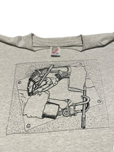 Load image into Gallery viewer, Early 1990s M.C. Escher “Drawing Hands” Prosthetics Parody Tee (XL)
