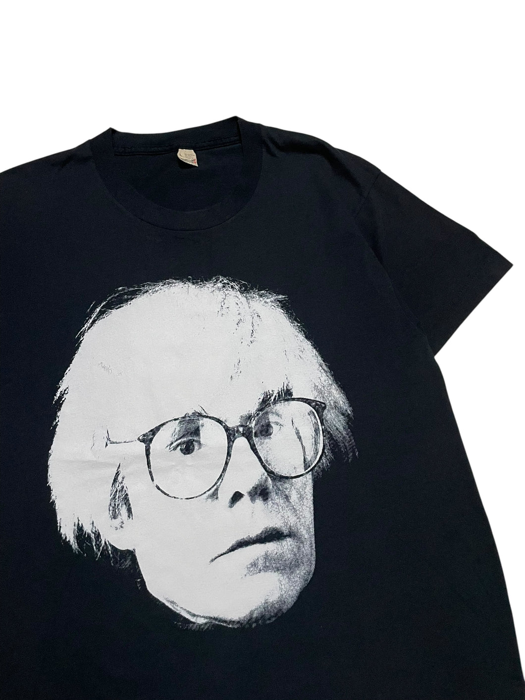 Early-Mid 1980s Andy Warhol Big Face Portrait Tee (L)