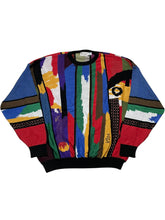 Load image into Gallery viewer, 1990s Paul Klee Cotton Knit Sweater (XL)
