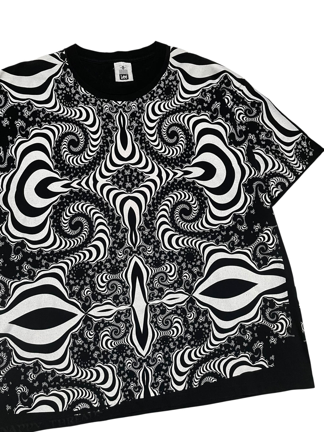 Early 1990s Fractal All Over Print Tee by Nappy Threads (XL)
