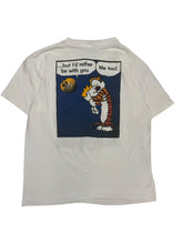 Load image into Gallery viewer, Early 1990s Calvin and Hobbes “Standing on the Moon” Tee (XL)
