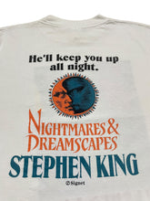 Load image into Gallery viewer, 1994 Stephen King “Nightmares and Dreamscapes” Pop Art Style Tee (XL)
