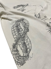 Load image into Gallery viewer, Early 1990s Distressed M.C. Escher Collage Print Tee (L)
