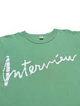 Load image into Gallery viewer, 1970s Interview Magazine Tee in Mint Green (L)
