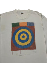 Load image into Gallery viewer, 1990 Jasper Johns: Printed Symbols “Target” Longsleeve Tee (XL)
