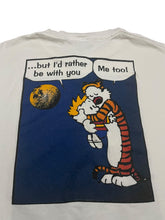 Load image into Gallery viewer, Early 1990s Calvin and Hobbes “Standing on the Moon” Tee (XL)
