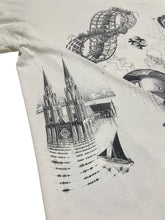 Load image into Gallery viewer, Early 1990s M.C. Escher Collage All Over Print Tee (XL)
