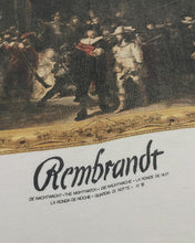 Load image into Gallery viewer, 1990s Rembrandt’s “The Night Watch” Tee with “Self Portrait Leaning on a Stone Sill” (L)
