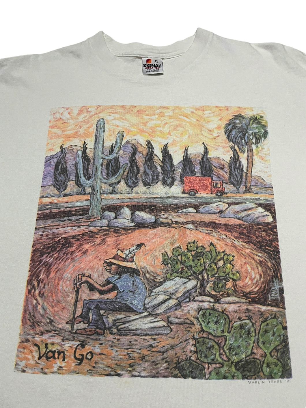 1991 “Van Go” Vincent Van Gogh Parody Tee (XL)