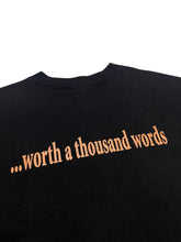 Load image into Gallery viewer, Early 2000s Vincent Van Gogh “Skull of a Skeleton with Burning Cigarette“ Parody Tee (L)
