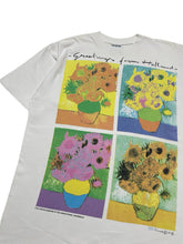 Load image into Gallery viewer, 1990s Vincent Van Gogh/Andy Warhol Mash Up Sunflowers Tee (M/L)
