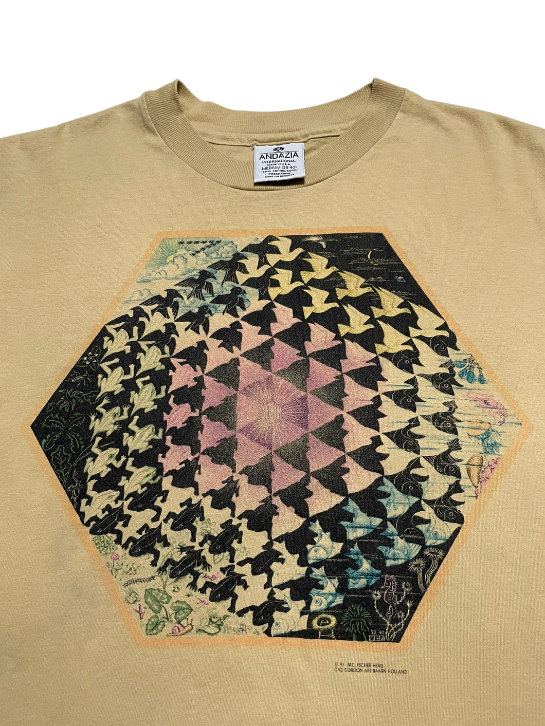 1991 M.C. Escher “Verbum” Tee (M)