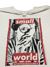 Load image into Gallery viewer, 1995 Barbara Kruger “It’s a small world but not if you have to clean it” Tee (L)

