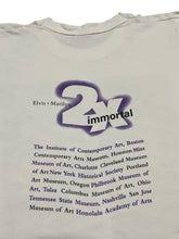Load image into Gallery viewer, 1994 “Elvis + Marilyn Immortal” Exhibit Tee with Art by John Mark Peckham and Roger Shimomura (XL)
