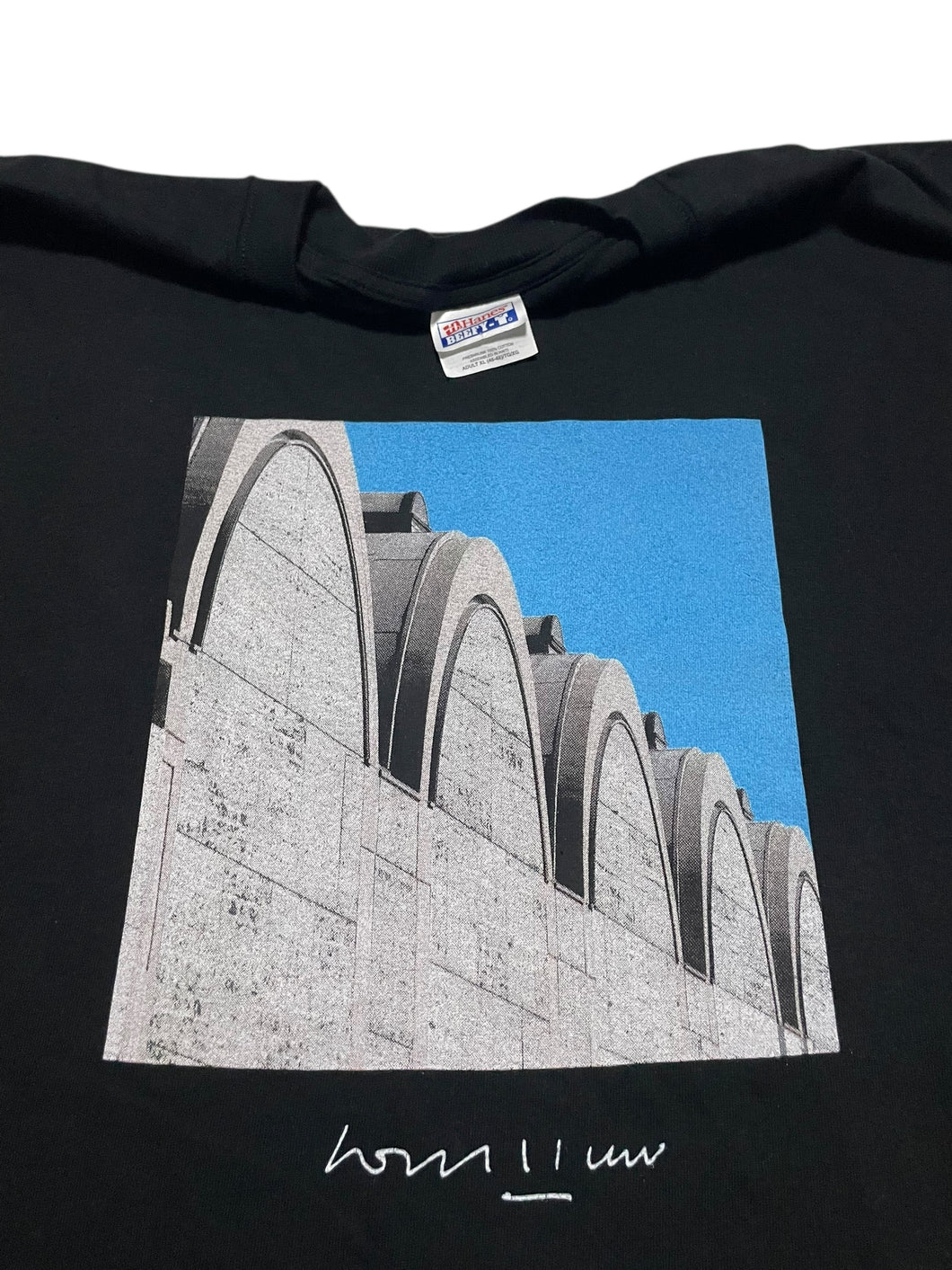Early 2000s Louis Kahn Kimbell Art Museum Architecture Tee (XL)